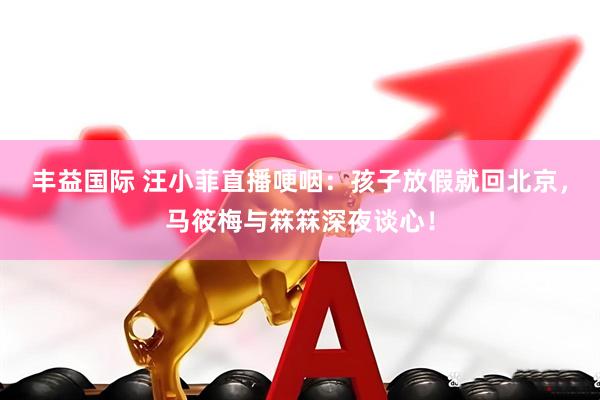 丰益国际 汪小菲直播哽咽：孩子放假就回北京，马筱梅与箖箖深夜谈心！
