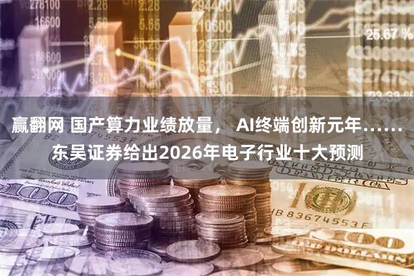 赢翻网 国产算力业绩放量， AI终端创新元年……东吴证券给出2026年电子行业十大预测